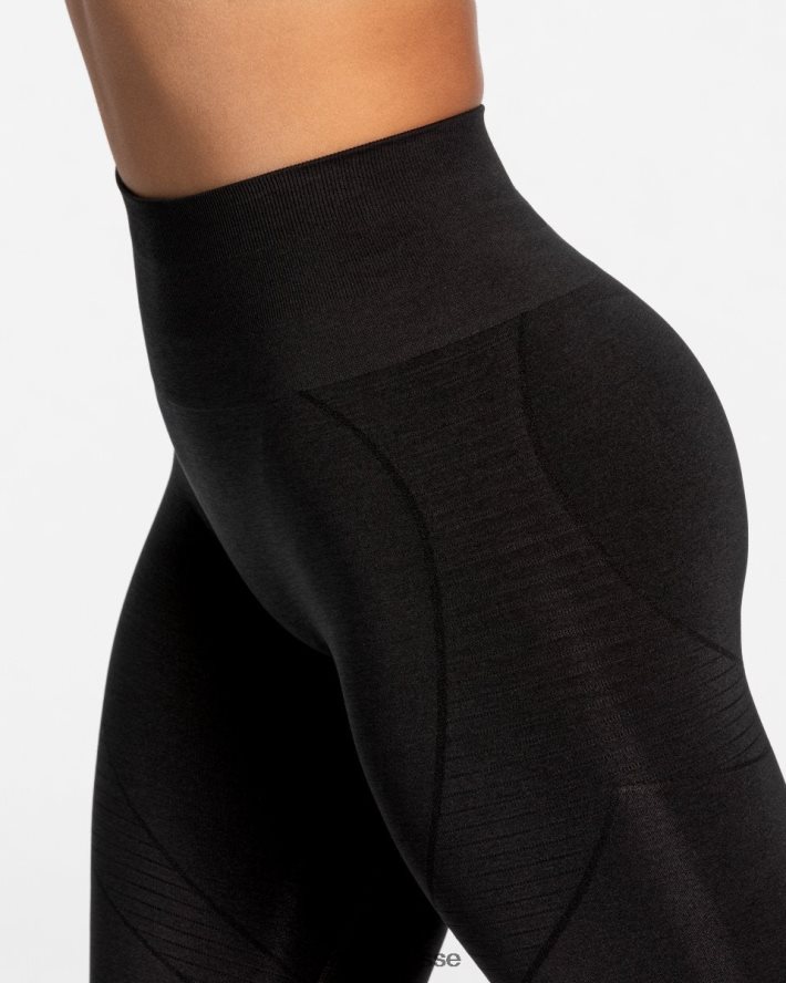 vêtements femmes TEVEO 40204P125 vrais leggings noir