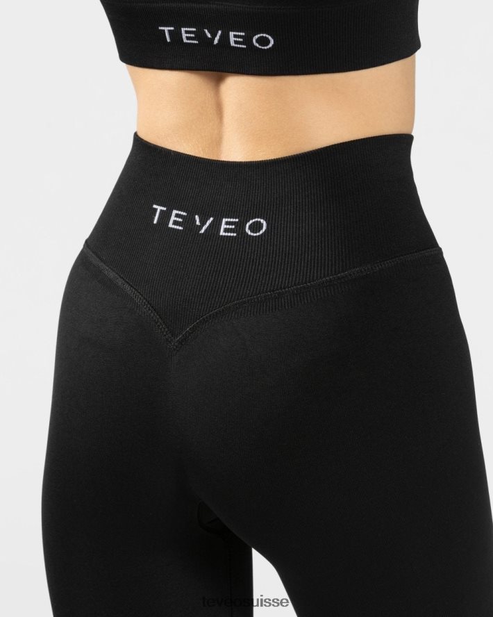 vêtements femmes TEVEO 40204P149 sensations leggings noir