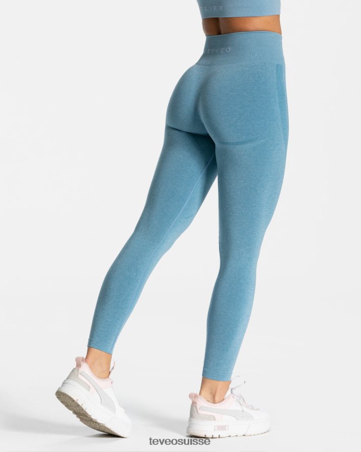 vêtements femmes TEVEO 40204P157 évolution v2 leggings bleu