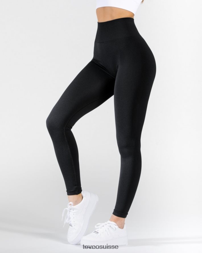vêtements femmes TEVEO 40204P80 leggings chics noir