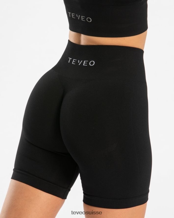 vêtements femmes TEVEO 40204P208 court chic noir